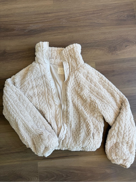 Altar'd State Jackets & Blazers - Altar'd State Cream Teddy Jacket